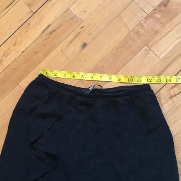 REFORMATION  BLACK Della  Maxi Skirt ( stretch waist ) - Picture 9 of 12